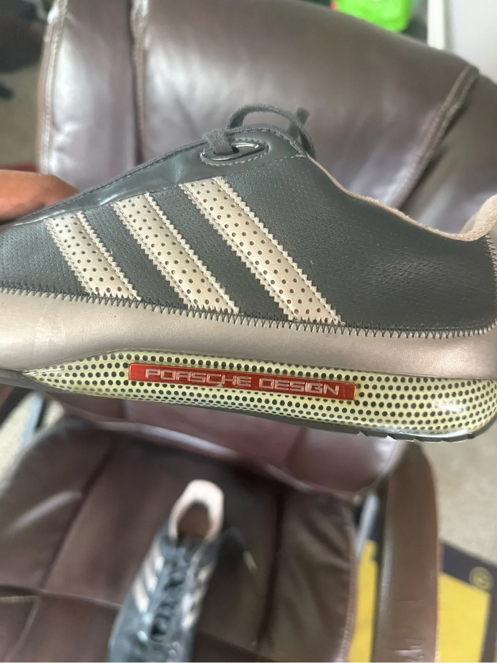 Adidas Porsche Design Sport Driving Shoes Gray Silver Men’s 9.5